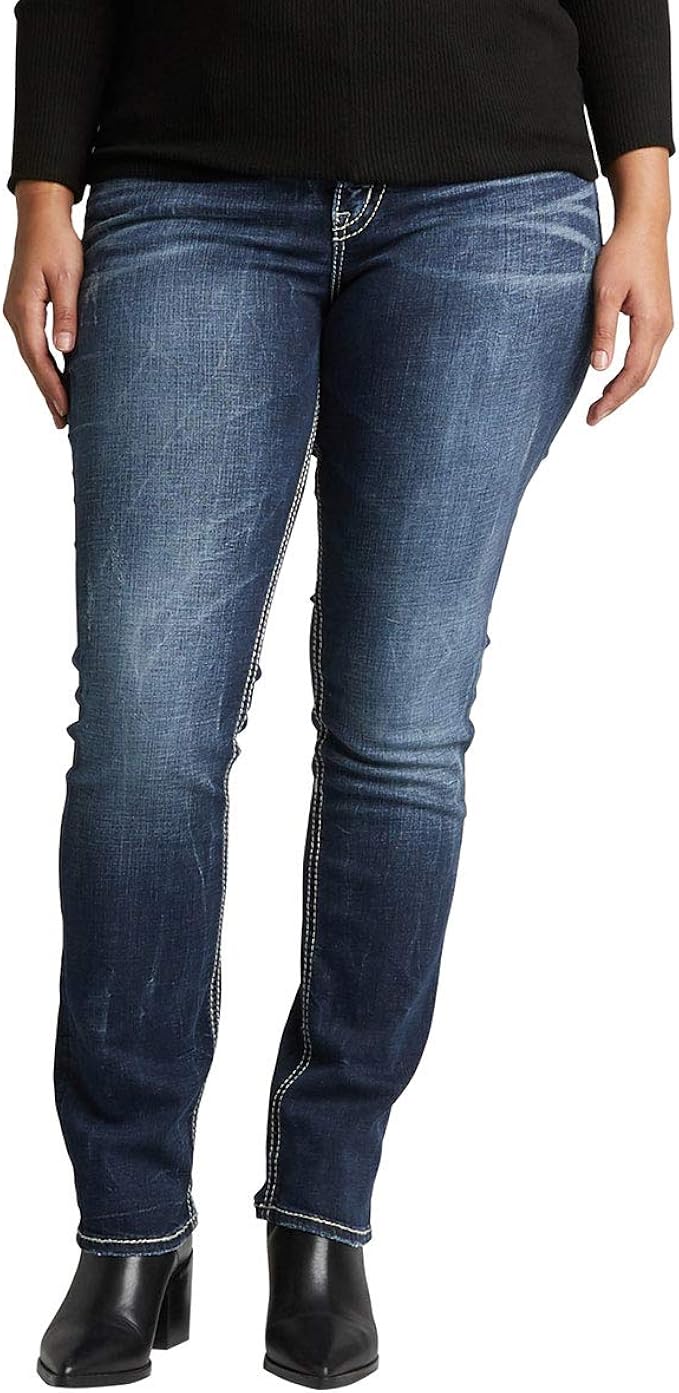 LEE Women’s Instantly Slims Classic Relaxed Fit Monroe Straight Leg Jean LEE Women’s Instantly Slims Classic Relaxed Fit Monroe Straight Leg Jean