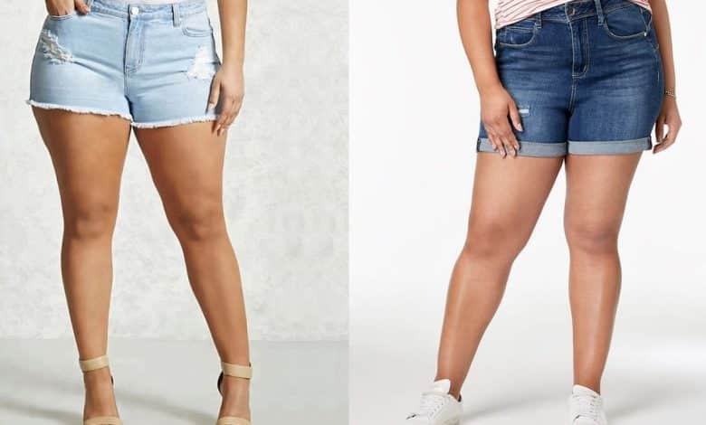 Best denim shorts for big thighs